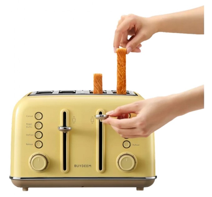 Тостер Buydeem DT640E Mellow Yellow (DT640E-MY/EU)