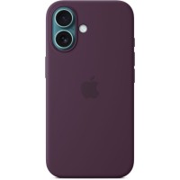 Чохол до мобільного телефона Apple iPhone16 Silicone Case with MagSafe - Plum (MYY43ZM/A)