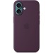 Чохол до мобільного телефона Apple iPhone16 Silicone Case with MagSafe - Plum (MYY43ZM/A)