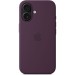 Чохол до мобільного телефона Apple iPhone16 Silicone Case with MagSafe - Plum (MYY43ZM/A)