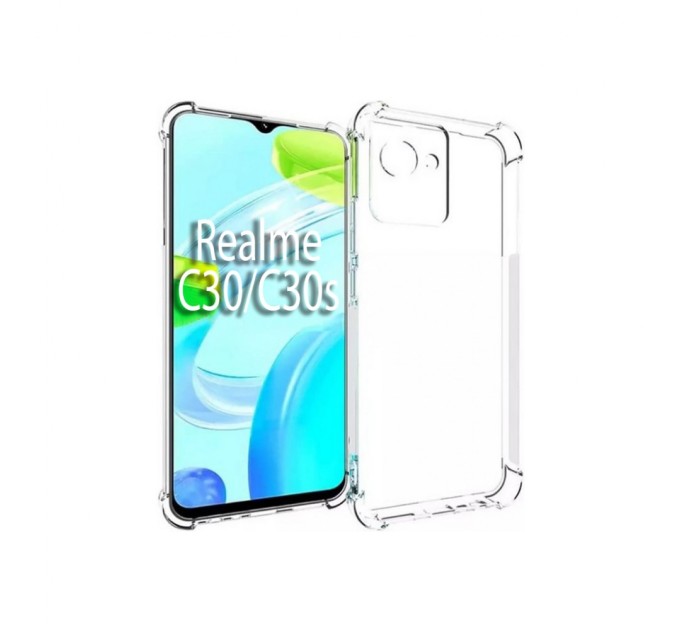 Чохол до мобільного телефона BeCover Anti-Shock Realme C30/C30s Clear (708925)