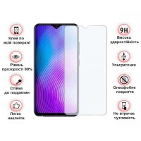 Скло захисне BeCover Tecno Pop 7 (BF6) 3D Crystal Clear Glass (709265)