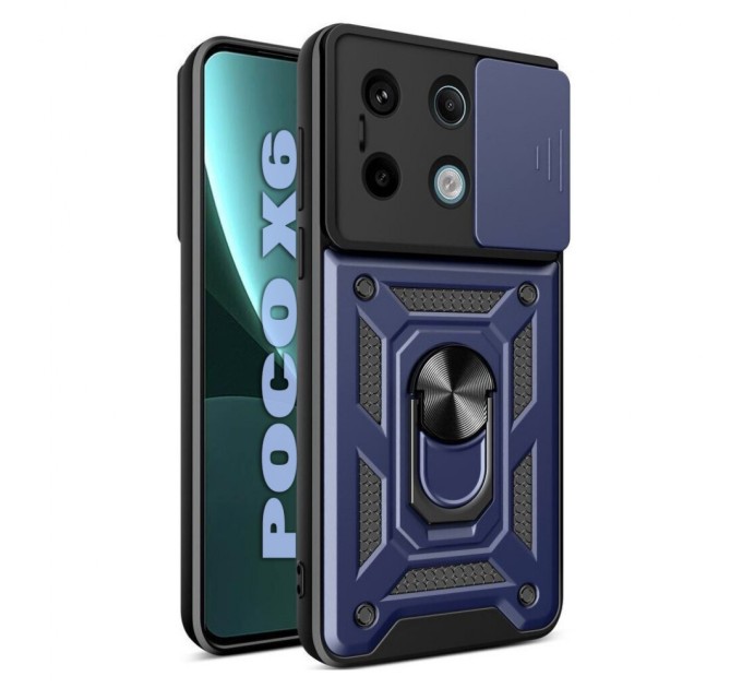 Чохол до мобільного телефона BeCover Military Poco X6 Blue (711007)