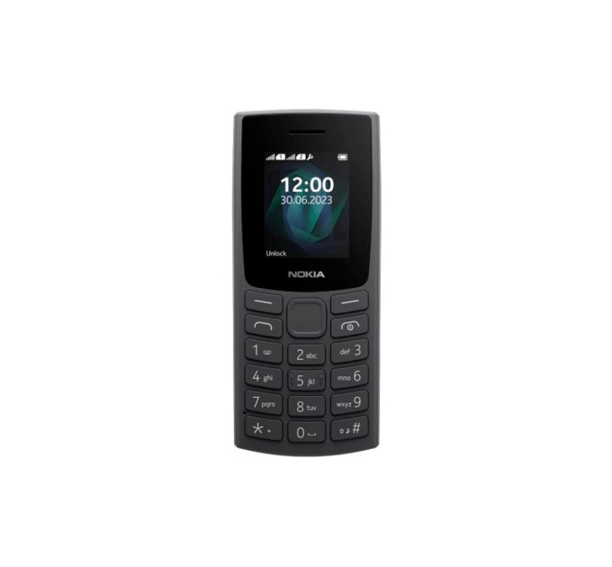 Мобільний телефон Nokia 105 SS 2023 (no charger) Charcoal