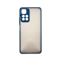 Чохол до мобільного телефона Dengos Kit for Xiaomi Redmi Note 11 Pro case + glass (Blue) (DG-KM-31)