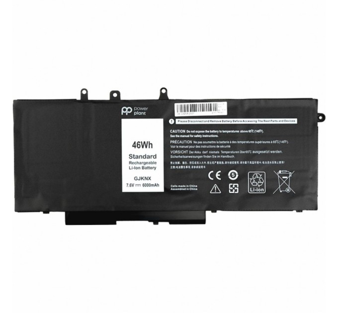 Акумулятор до ноутбука DELL Latitude E5580 (GJKNX) 7.6V 6000mAh PowerPlant (NB441273)