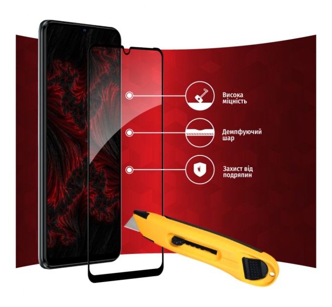 Стекло защитное Intaleo Full Glue ZTE Blade V40 Vita (1283126545696)