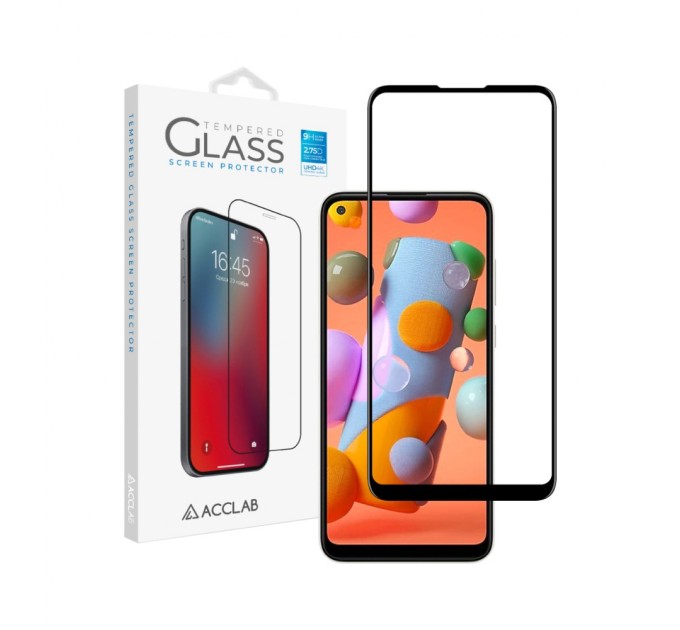 Скло захисне ACCLAB Full Glue Samsung A11/M11 (1283126508523)