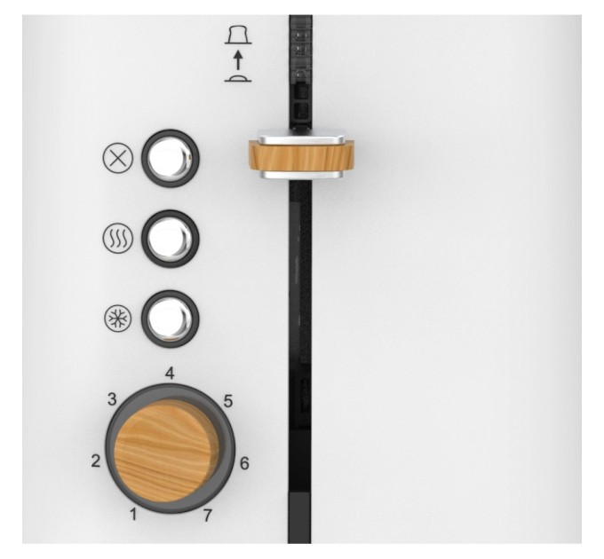 Тостер ECG ST 2768 Timber White