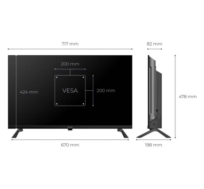 Телевізор Kivi 32H800KB