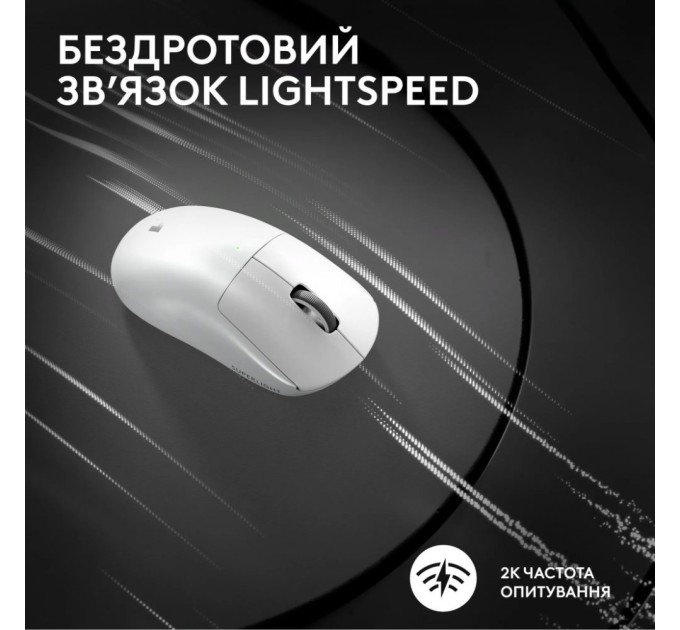 Мишка Logitech G Pro X Superlight 2 Lightspeed Wireless White (910-006638)