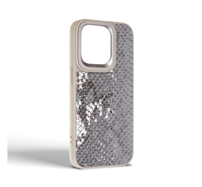 Чохол до мобільного телефона Harder Snake Pattern Apple iPhone 15 Pro Grey Silver (ARM76798)