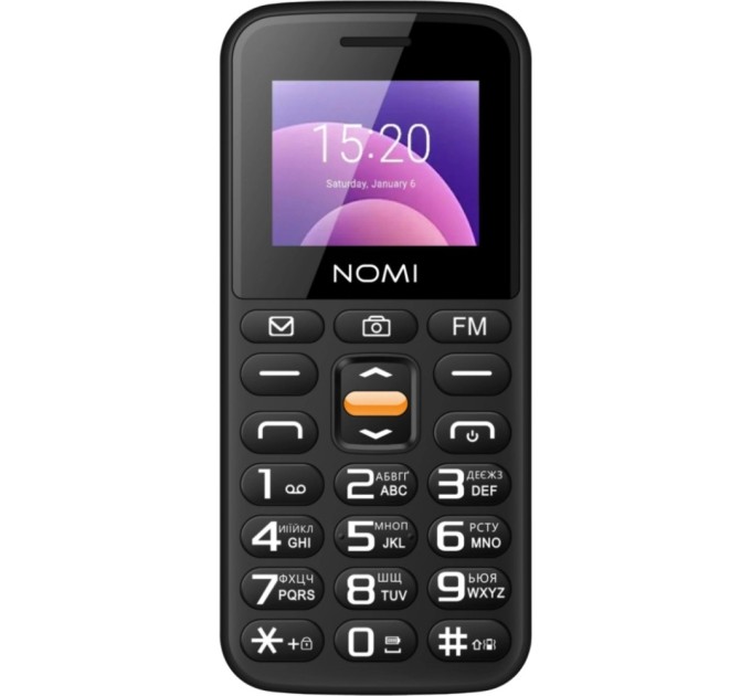 Мобільний телефон Nomi i1820 Black