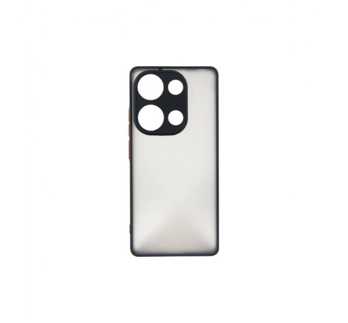 Чохол до мобільного телефона Dengos Kit for Xiaomi Redmi Note 13 Pro 4G case + glass (Black) (DG-KM-67)