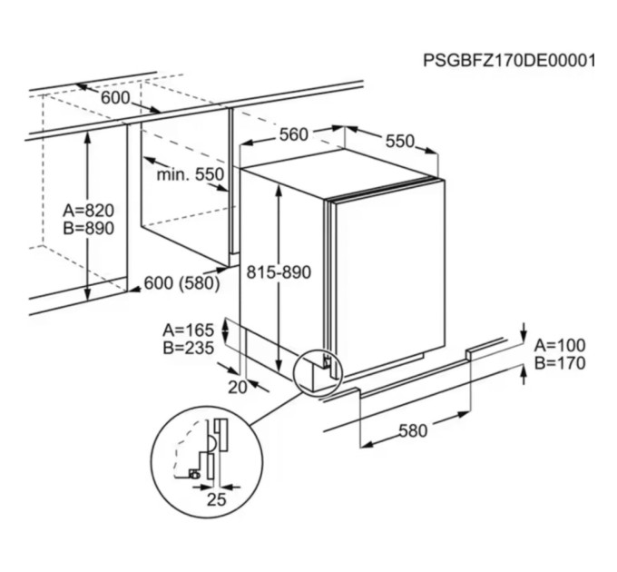 Холодильник Electrolux LXB2AE82S