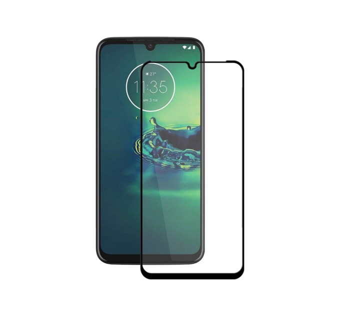 Стекло защитное PowerPlant Full screen Motorola Moto G8 Plus, Black (GL609383)