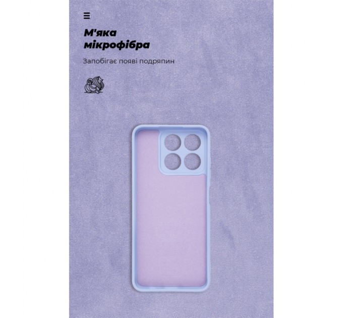 Чохол до мобільного телефона Armorstandart ICON ZTE Blade A35 4G / A55 4G Camera cover Lavender (ARM81527)