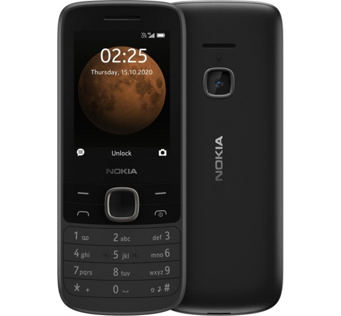 Мобільний телефон Nokia 225 4G DS Black