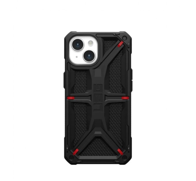 Чехол для мобильного телефона UAG Apple iPhone 15 Monarch, Kevlar Black (114289113940)