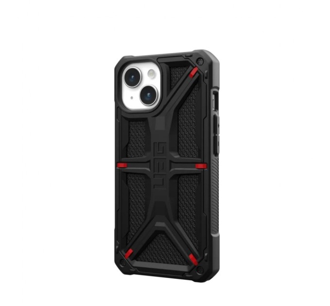 Чехол для мобильного телефона UAG Apple iPhone 15 Monarch, Kevlar Black (114289113940)