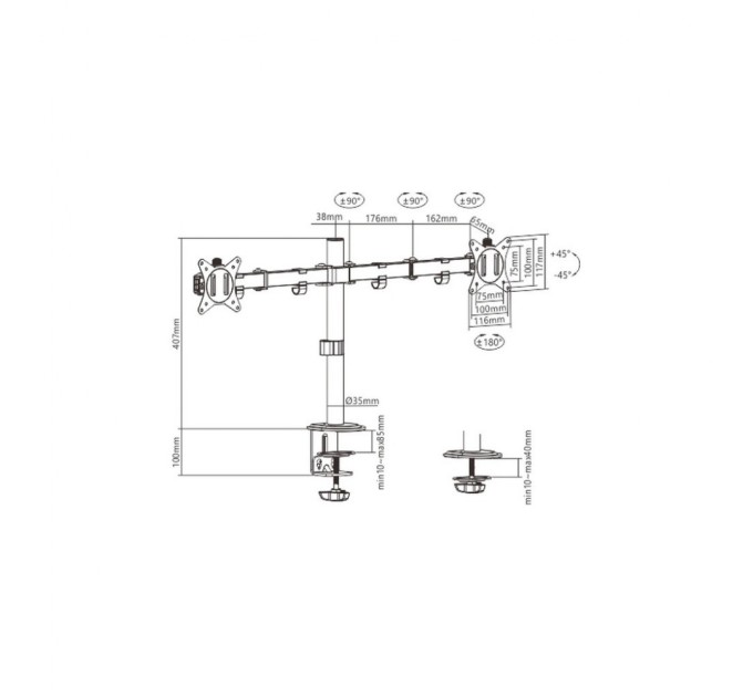 Кронштейн HiSmart HS082406