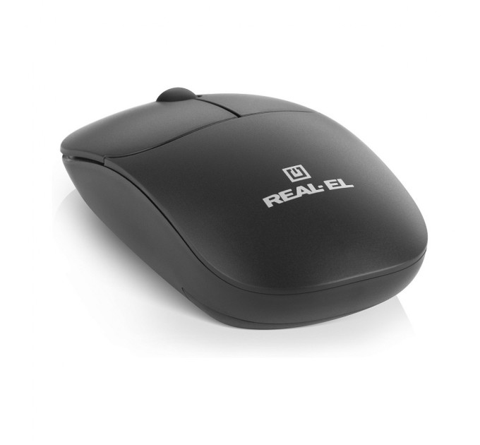 Мишка REAL-EL RM-313W Wireless Black (EL123200042)