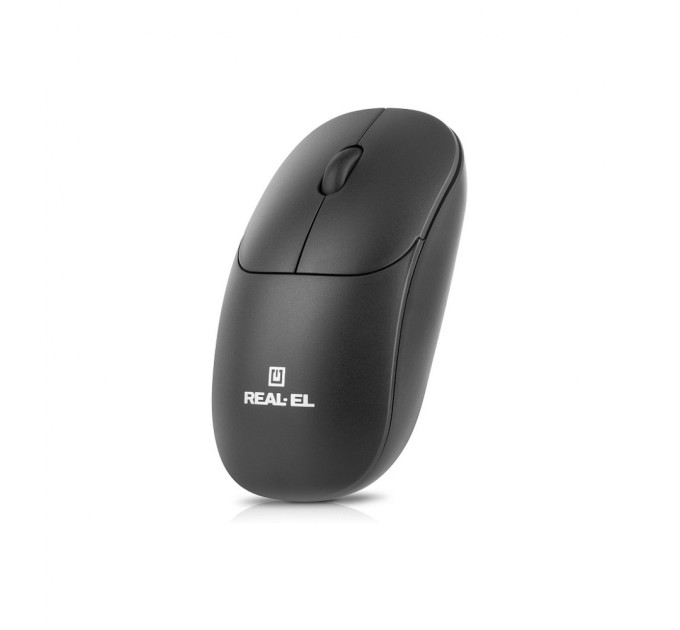 Мишка REAL-EL RM-313W Wireless Black (EL123200042)