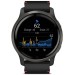 Смарт-часы Garmin Venu 2, GPS, Wi-Fi, Black + Slate, Leather, GPS (010-02430-21)