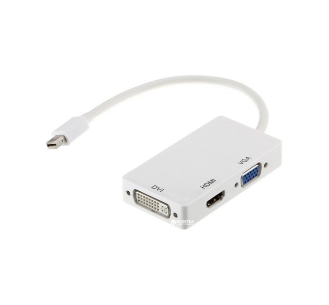 Порт-реплікатор PowerPlant mini Display Port — HDMI, DVI, VGA (3 в 1) (CA910946)