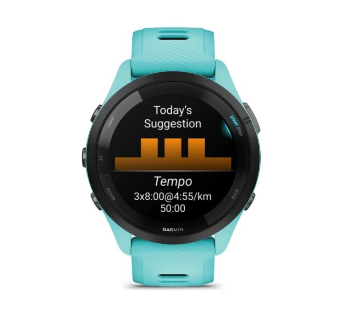 Смарт-годинник Garmin Forerunner 265, Aqua, GPS (010-02810-12)