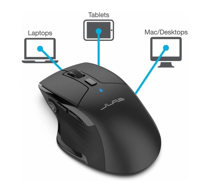 Мишка Jlab JBuds Mouse Wireless/Bluetooth Black (IEUMJBMOUSERBLK124)