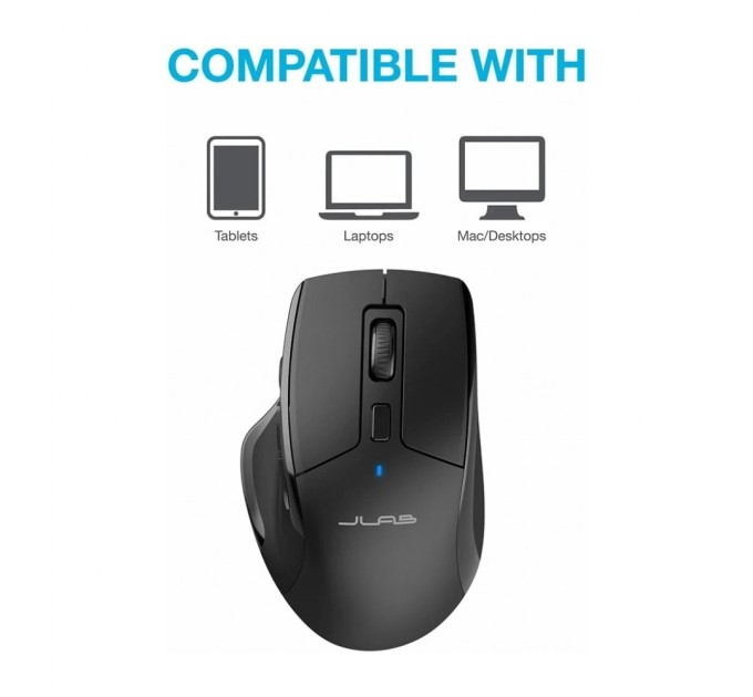 Мишка Jlab JBuds Mouse Wireless/Bluetooth Black (IEUMJBMOUSERBLK124)