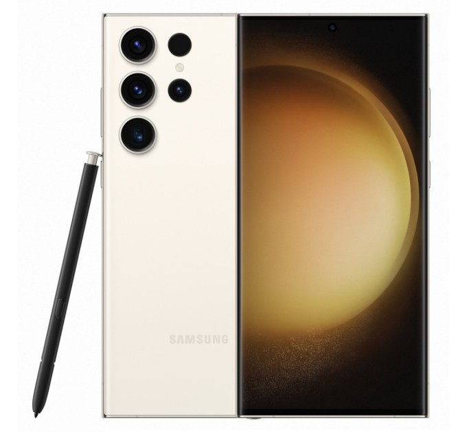 Мобільний телефон Samsung Galaxy S23 Ultra 5G 12/256Gb Beige (SM-S918BZEGSEK)