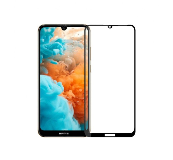 Стекло защитное PowerPlant Full screen Huawei Y6 (2019), Black (GL606528)