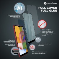 Скло захисне MakeFuture Apple iPhone 13 Pro Max Full Cover Full Glue (MGF-AI13PM)