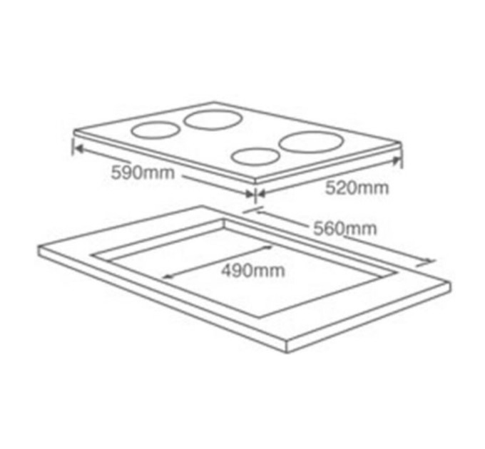 Варочна поверхня Interline HHV 566 SZP BA