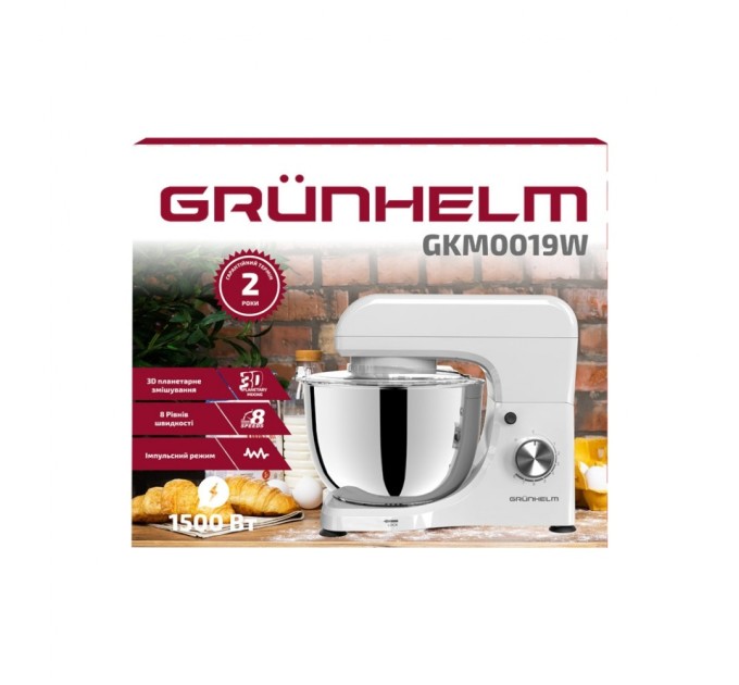 Кухонний комбайн Grunhelm GKM0019W