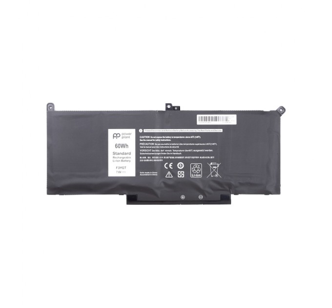 Акумулятор до ноутбука DELL Latitude 7280 (DM3WC) 7.6V 60Wh PowerPlant (NB441167)