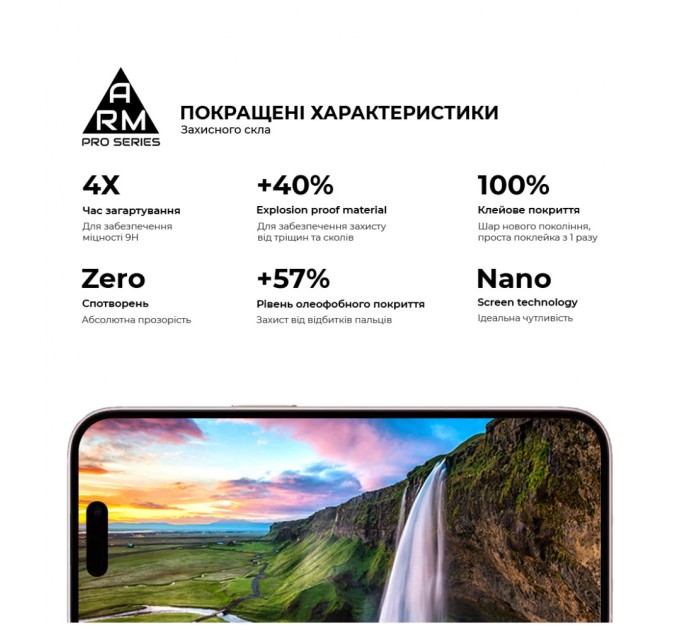 Скло захисне Armorstandart Pro Apple iPhone 15 (ARM71483)