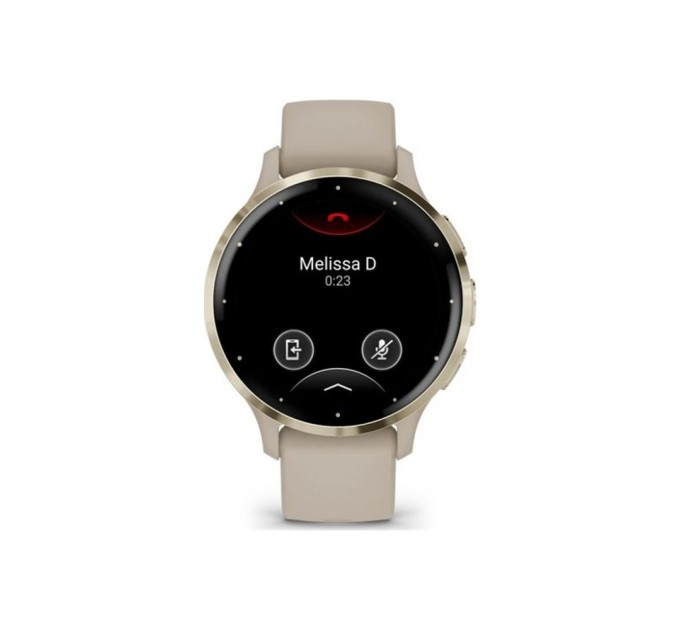 Смарт-годинник Garmin Venu 3S, French Gray + Soft Gold, GPS (010-02785-02)