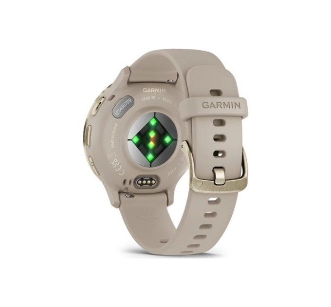 Смарт-годинник Garmin Venu 3S, French Gray + Soft Gold, GPS (010-02785-02)