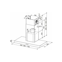 Витяжка кухонна Faber Stilo Smart X A90 (325.0615.635)