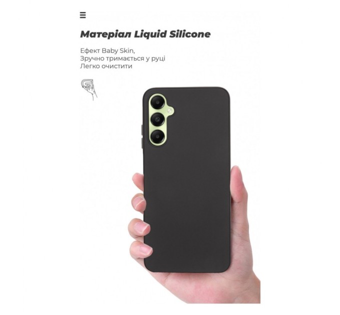 Чохол до мобільного телефона Armorstandart ICON Case Samsung A05s (A057) Black (ARM73654)