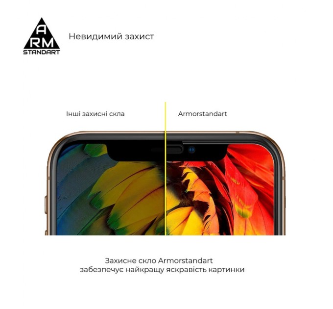 Скло захисне Armorstandart Full Glue Xiaomi Redmi Note 12 Pro 4G/13T/13T Pro Black (ARM74631)