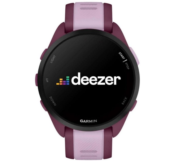 Смарт-годинник Garmin Forerunner 165 Music, GPS, WiFi, Berry/Lilac, GPS (010-02863-33)