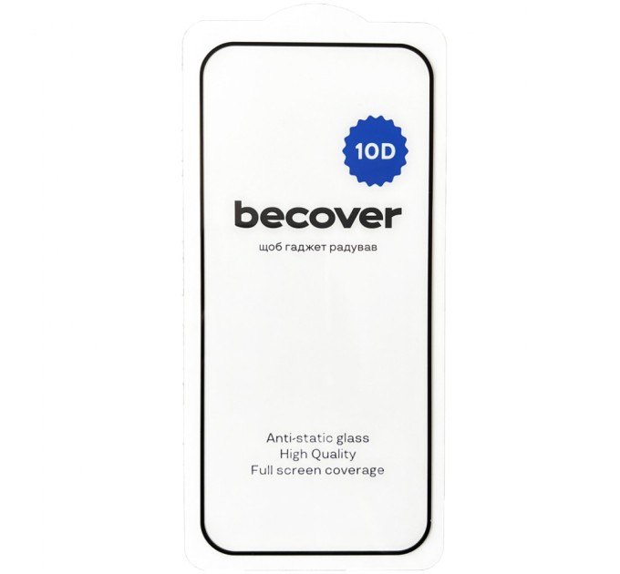 Скло захисне BeCover Google Pixel 9 Pro 10D Black (712326)