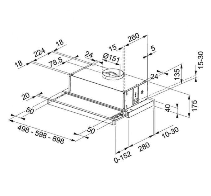 Витяжка кухонна Franke Flexa FTC 532L WH (315.0547.795)