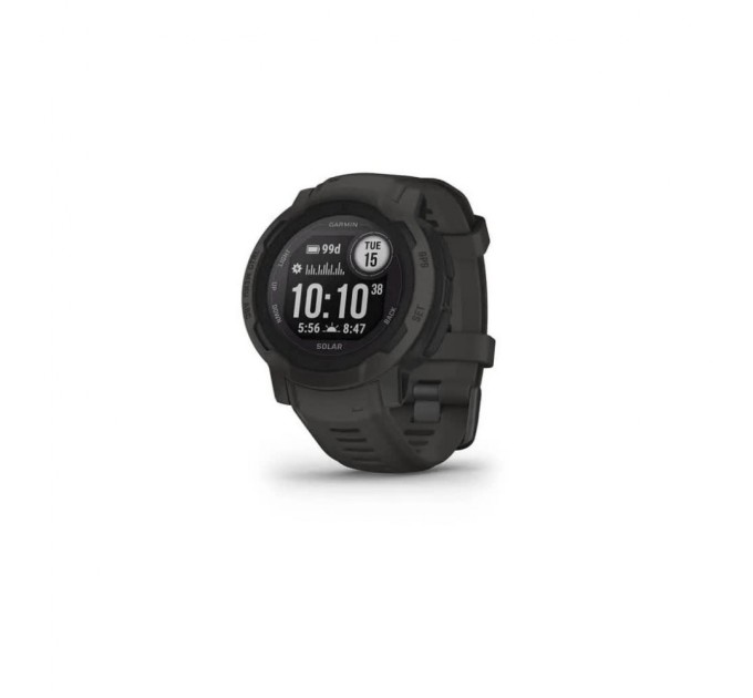 Смарт-годинник Garmin Instinct 2, Solar, Graphite, GPS (010-02627-00)