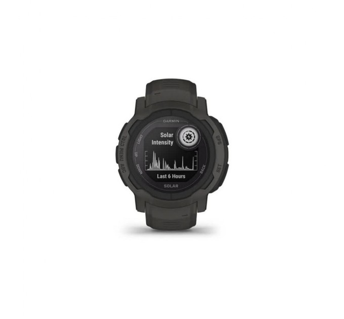 Смарт-годинник Garmin Instinct 2, Solar, Graphite, GPS (010-02627-00)