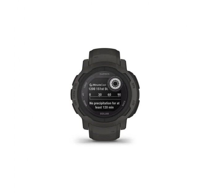 Смарт-годинник Garmin Instinct 2, Solar, Graphite, GPS (010-02627-00)